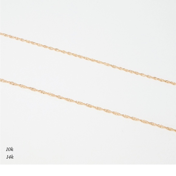 14k Solid Gold Necklace chain Catbird - Picture 5 of 5